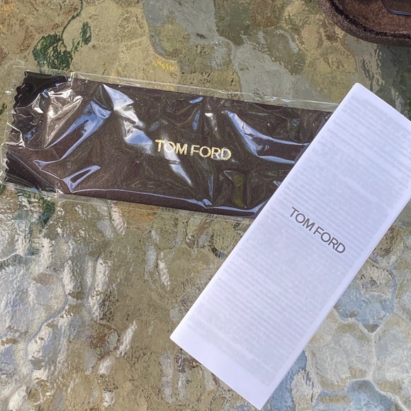 Tom Ford Blue & Gold Aviator Sunglasses main image 8